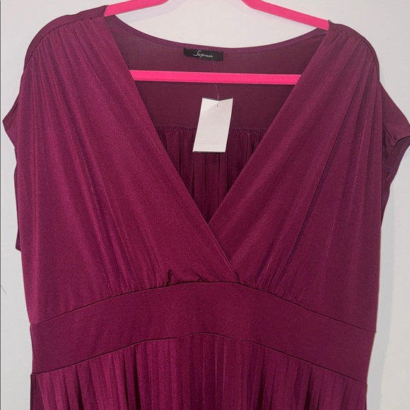 “Berry Merry Flirty” Plus Dress.... - Picture 5 of 8